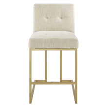 Privy Upholstered Fabric Counter Stool Set of 2