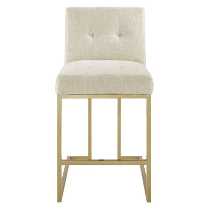 Privy Upholstered Fabric Counter Stool Set of 2