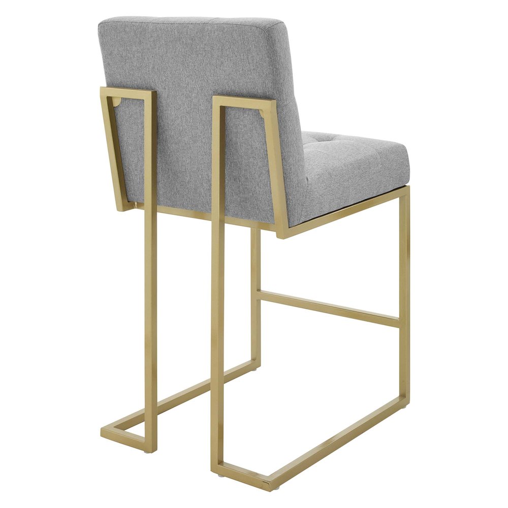 Privy Upholstered Fabric Counter Stool Set of 2