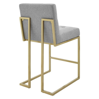 Privy Upholstered Fabric Counter Stool Set of 2