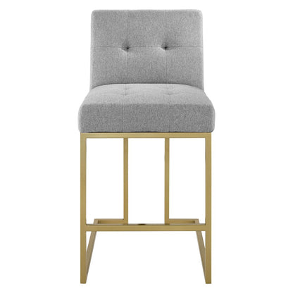 Privy Upholstered Fabric Counter Stool Set of 2
