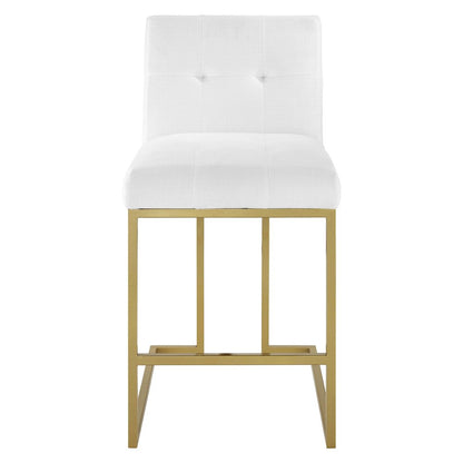 Privy Upholstered Fabric Counter Stool Set of 2