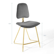 Ponder Performance Velvet Counter Stool Set of 2