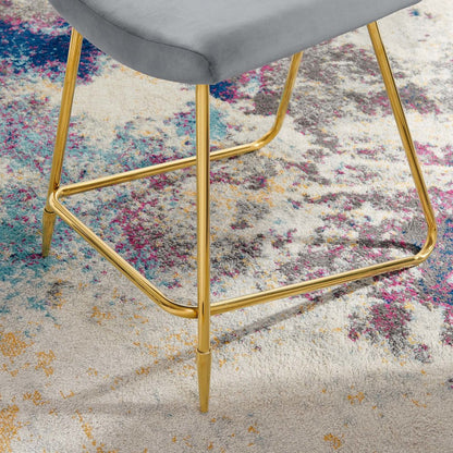 Ponder Performance Velvet Counter Stool Set of 2