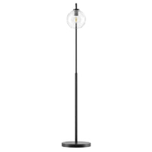 Silo Glass Globe Glass and Metal Floor Lamp