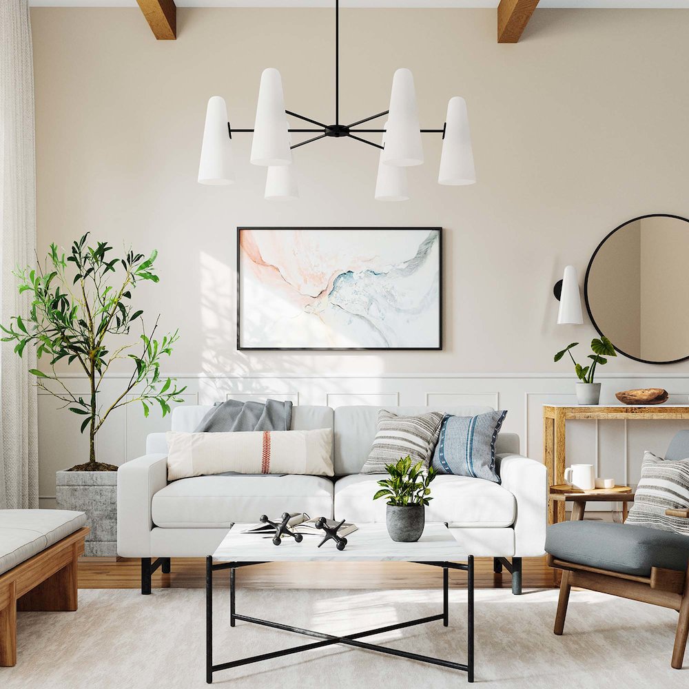 Beacon 6-Light Chandelier