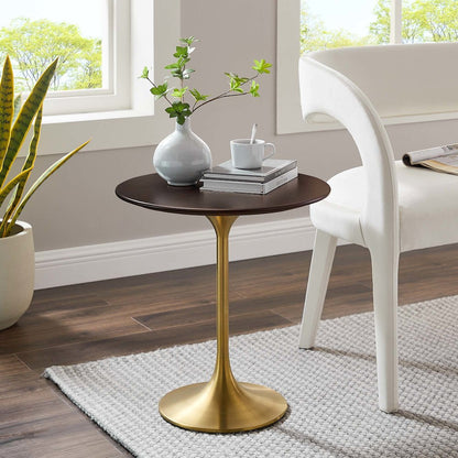 Lippa 20" Round Wood Side Table
