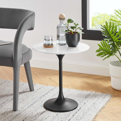 Lippa 20" Round Wood Side Table