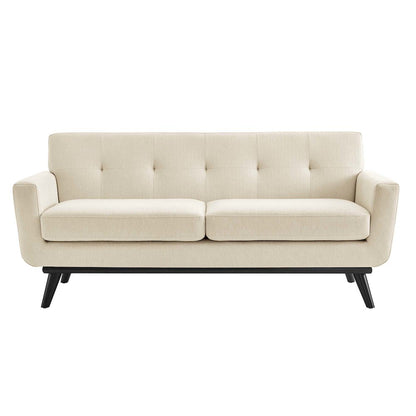 Engage Herringbone Fabric Loveseat