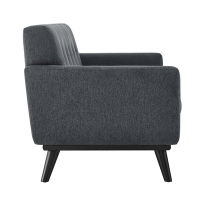 Engage Herringbone Fabric Loveseat