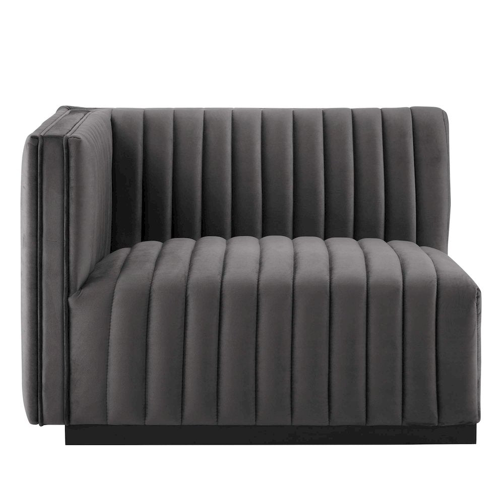 Conjure Channel Tufted Performance Velvet Loveseat