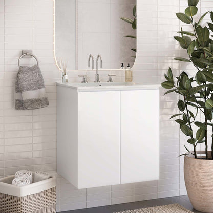 Bryn 24" Wall-Mount Bathroom Vanity