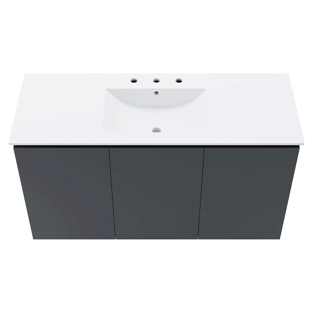 Bryn 48" Wall-Mount Bathroom Vanity