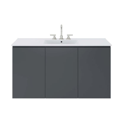Bryn 48" Wall-Mount Bathroom Vanity