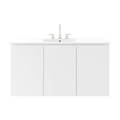 Bryn 48" Wall-Mount Bathroom Vanity