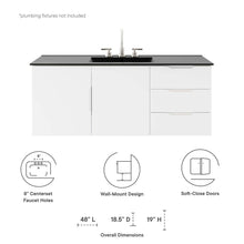 Vitality 48" Single Sink Bathroom Vanity