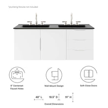 Vitality 48" Double Sink Bathroom Vanity