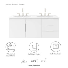 Vitality 48" Double Sink Bathroom Vanity