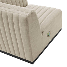 Conjure 4-Piece Channel Tufted Upholstered Fabric Sofa