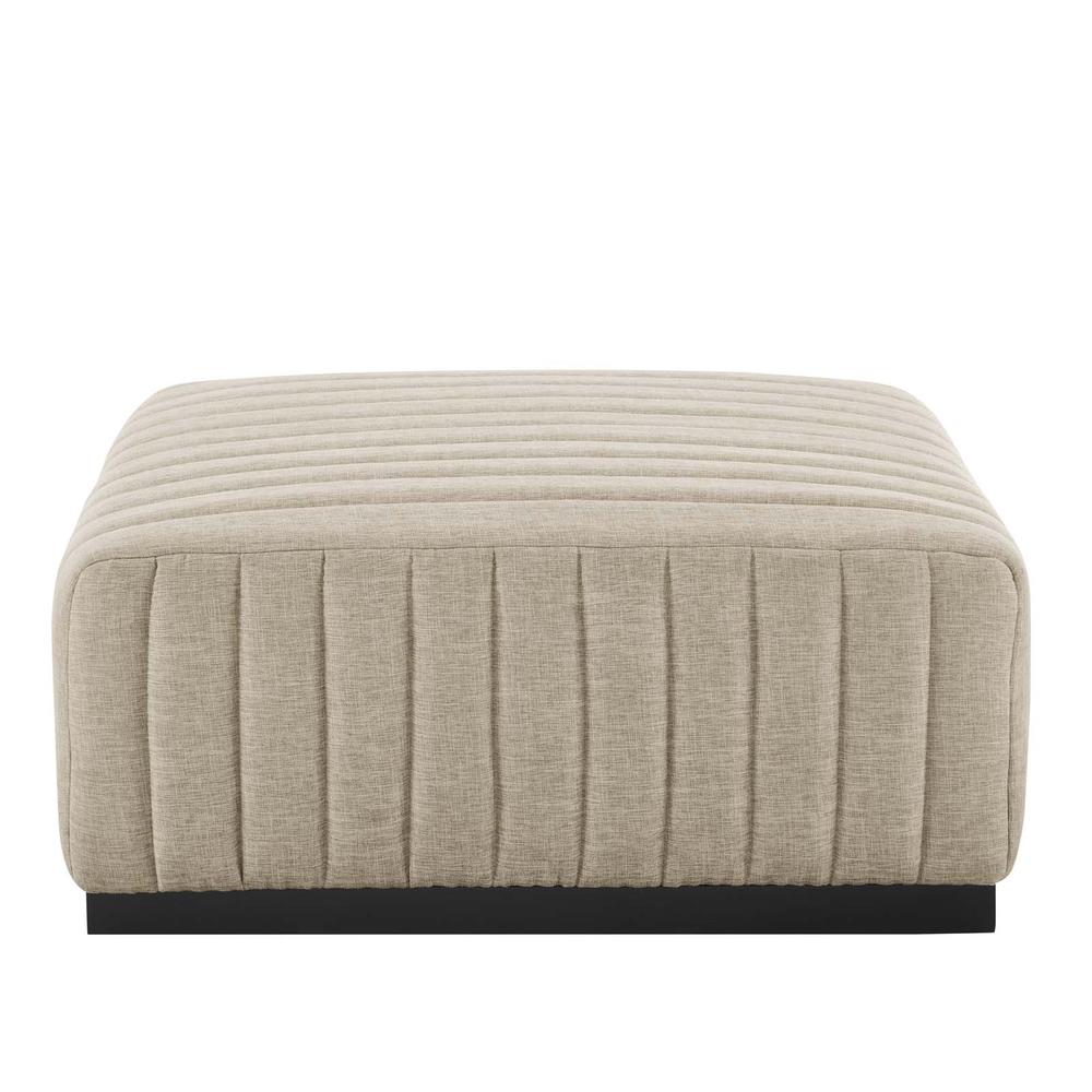 Conjure Channel Tufted Upholstered Fabric 5-Piece Sectional