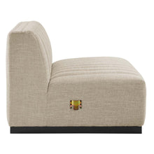 Conjure Channel Tufted Upholstered Fabric 5-Piece Sectional