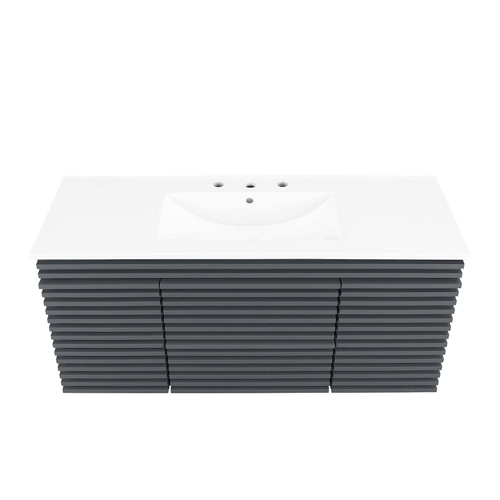 Render 48" Wall-Mount Bathroom Vanity