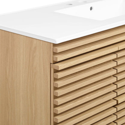 Render 48" Wall-Mount Bathroom Vanity