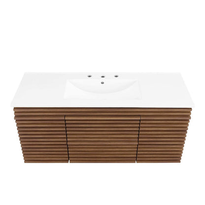 Render 48" Wall-Mount Bathroom Vanity