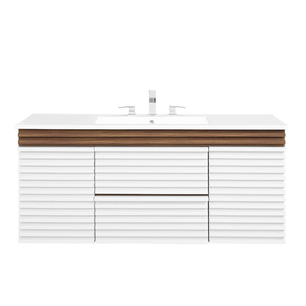 Render 48" Wall-Mount Bathroom Vanity