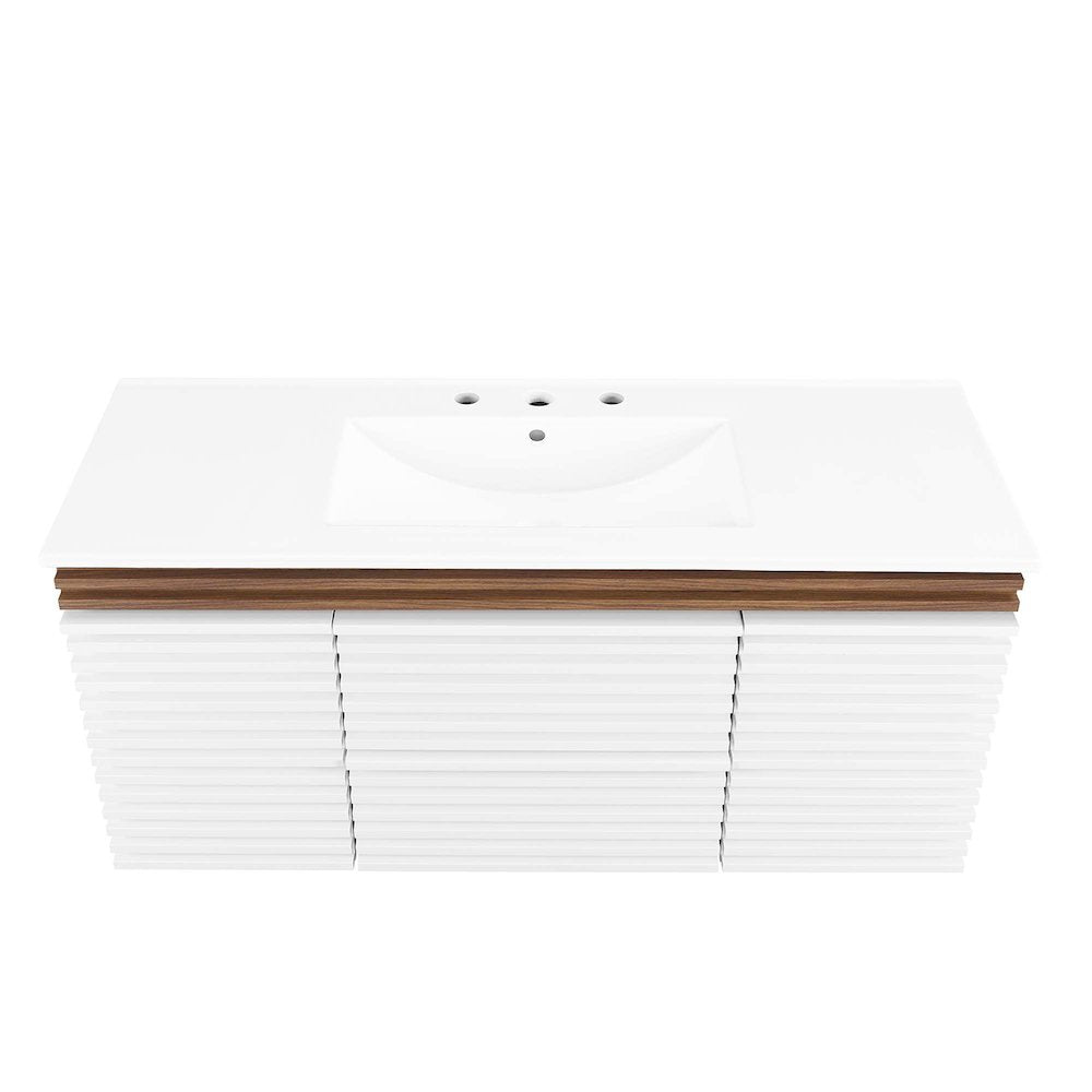 Render 48" Wall-Mount Bathroom Vanity