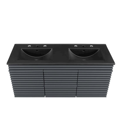 Render 48" Wall-Mount Bathroom Vanity