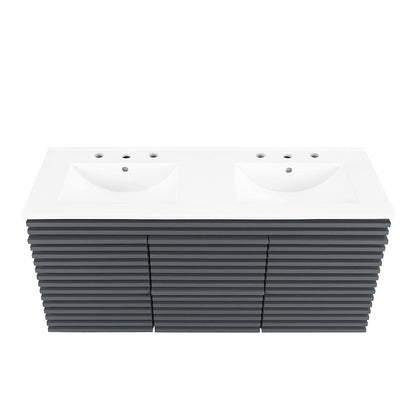 Render 48" Wall-Mount Bathroom Vanity