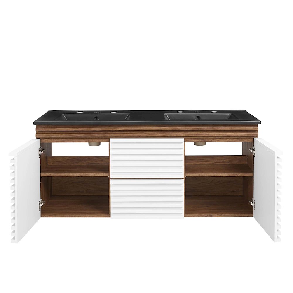 Render 48" Wall-Mount Bathroom Vanity