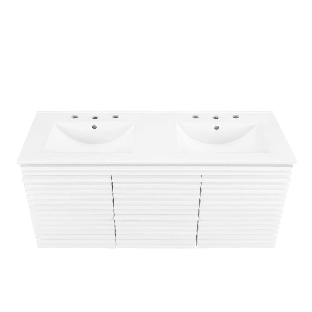 Render 48" Wall-Mount Bathroom Vanity