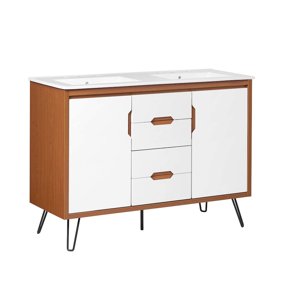 Energize 48" Double Sink Bathroom Vanity