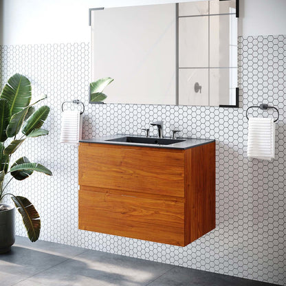 Scenic 30" Wall-Mount Bathroom Vanity