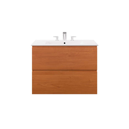 Scenic 30" Wall-Mount Bathroom Vanity
