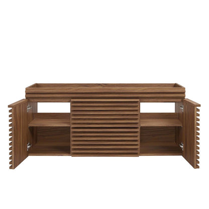 Render 48" Single Sink Compatible (Not Included) Bathroom Vanity Cabinet