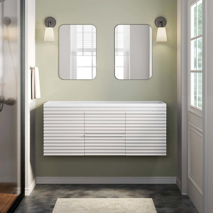 Render 48" Double Sink Compatible (Not Included) Bathroom Vanity Cabinet