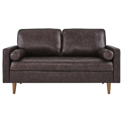 Valour Leather Loveseat