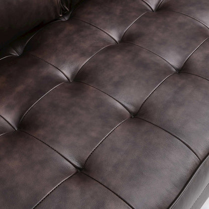 Valour Leather Loveseat