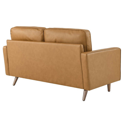 Valour Leather Loveseat