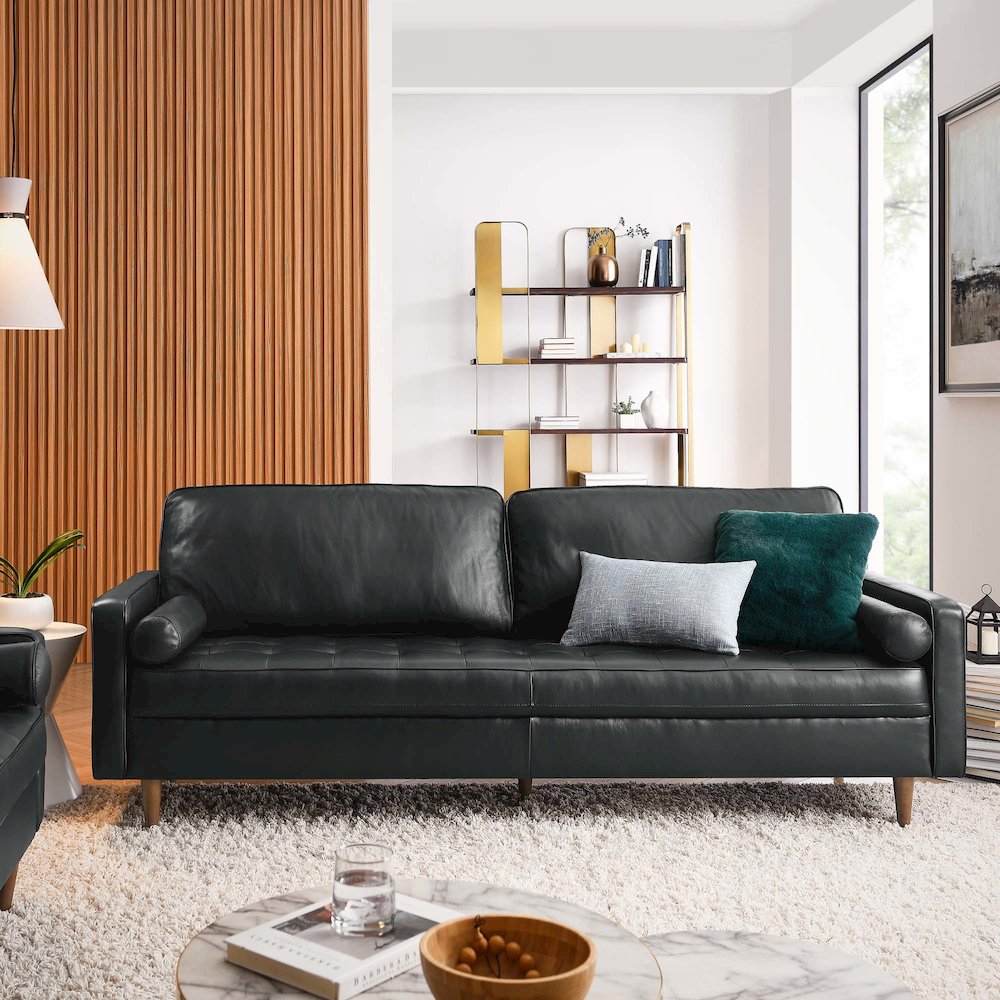 Valour 88" Leather Sofa