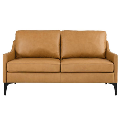 Corland Leather Loveseat