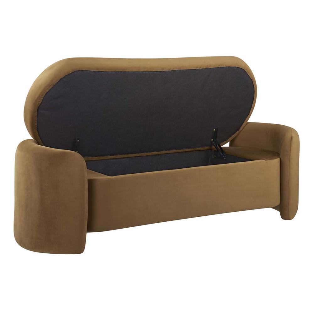 Nebula Upholstered Performance Velvet Bench
