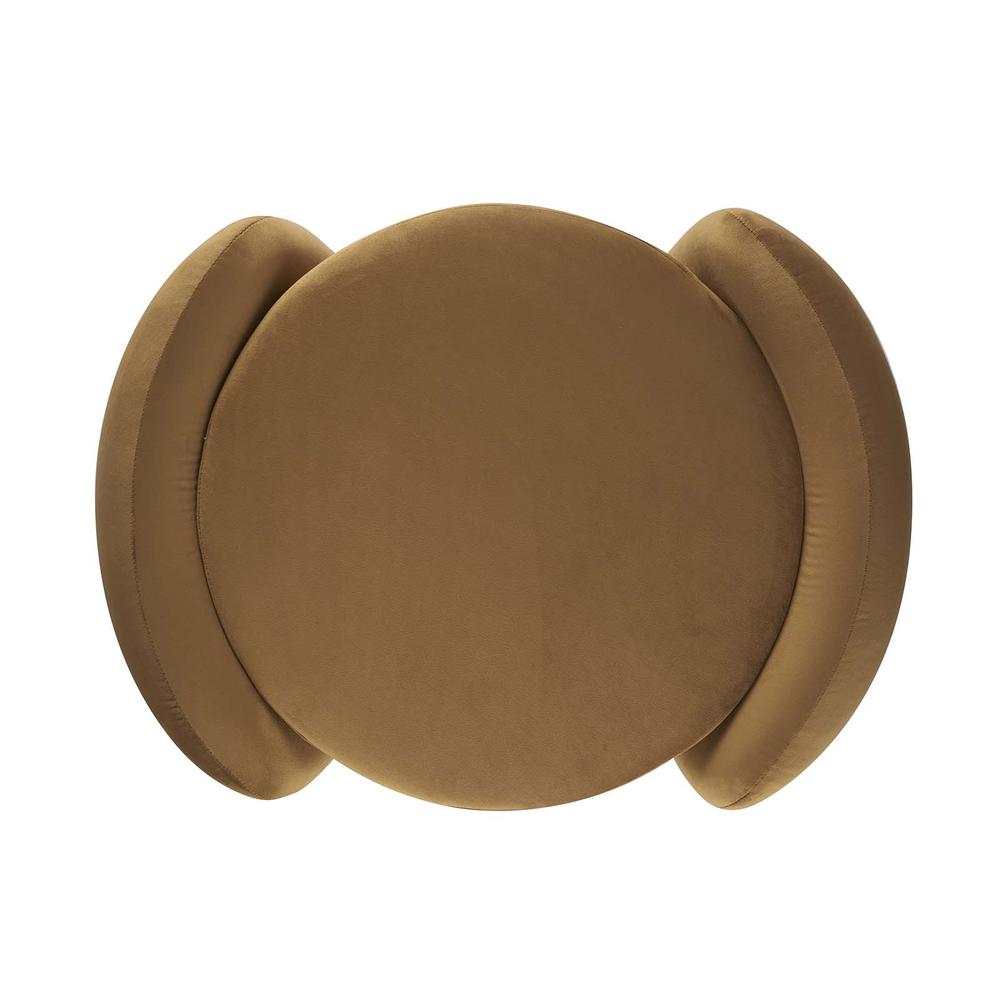 Nebula Upholstered Performance Velvet Ottoman