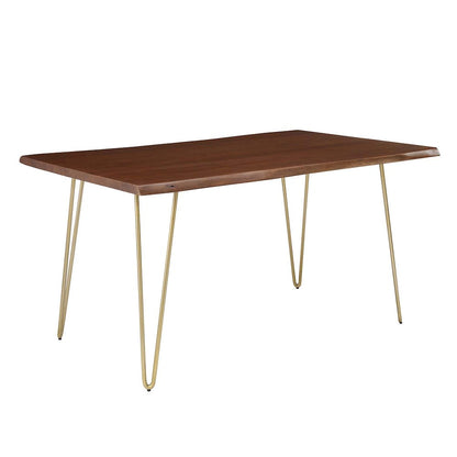 Ardor 60" Live Edge Acacia Wood Acacia Wood Dining Table