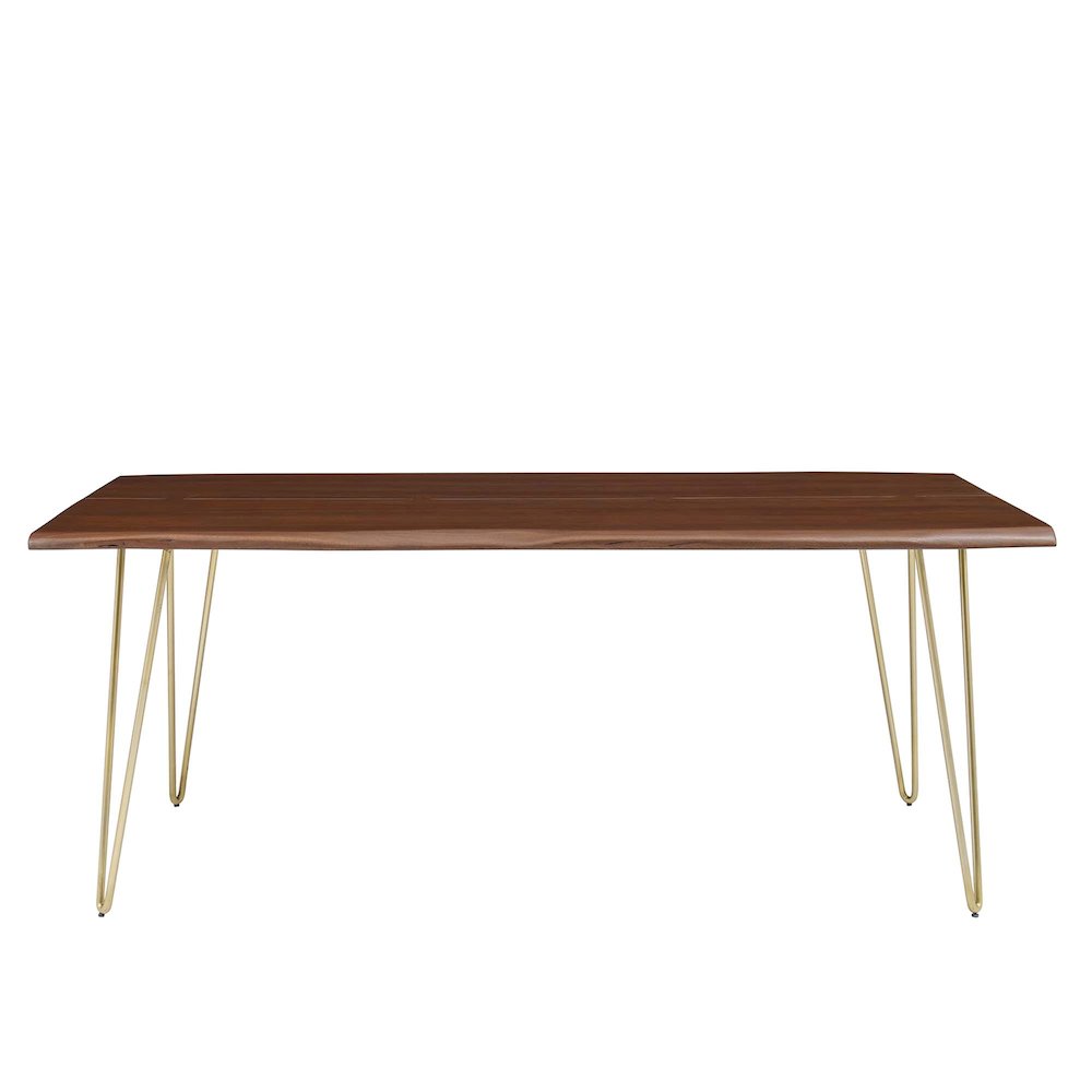 Ardor 74" Live Edge Acacia Wood Acacia Wood Dining Table