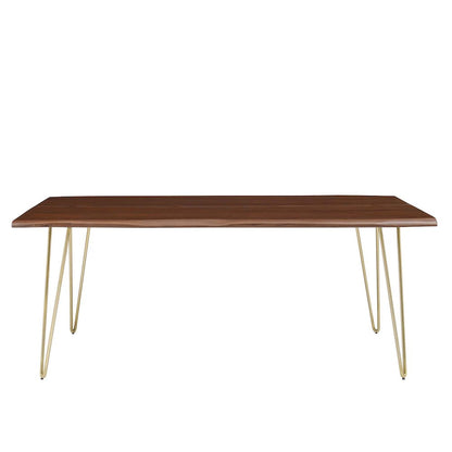 Ardor 74" Live Edge Acacia Wood Acacia Wood Dining Table