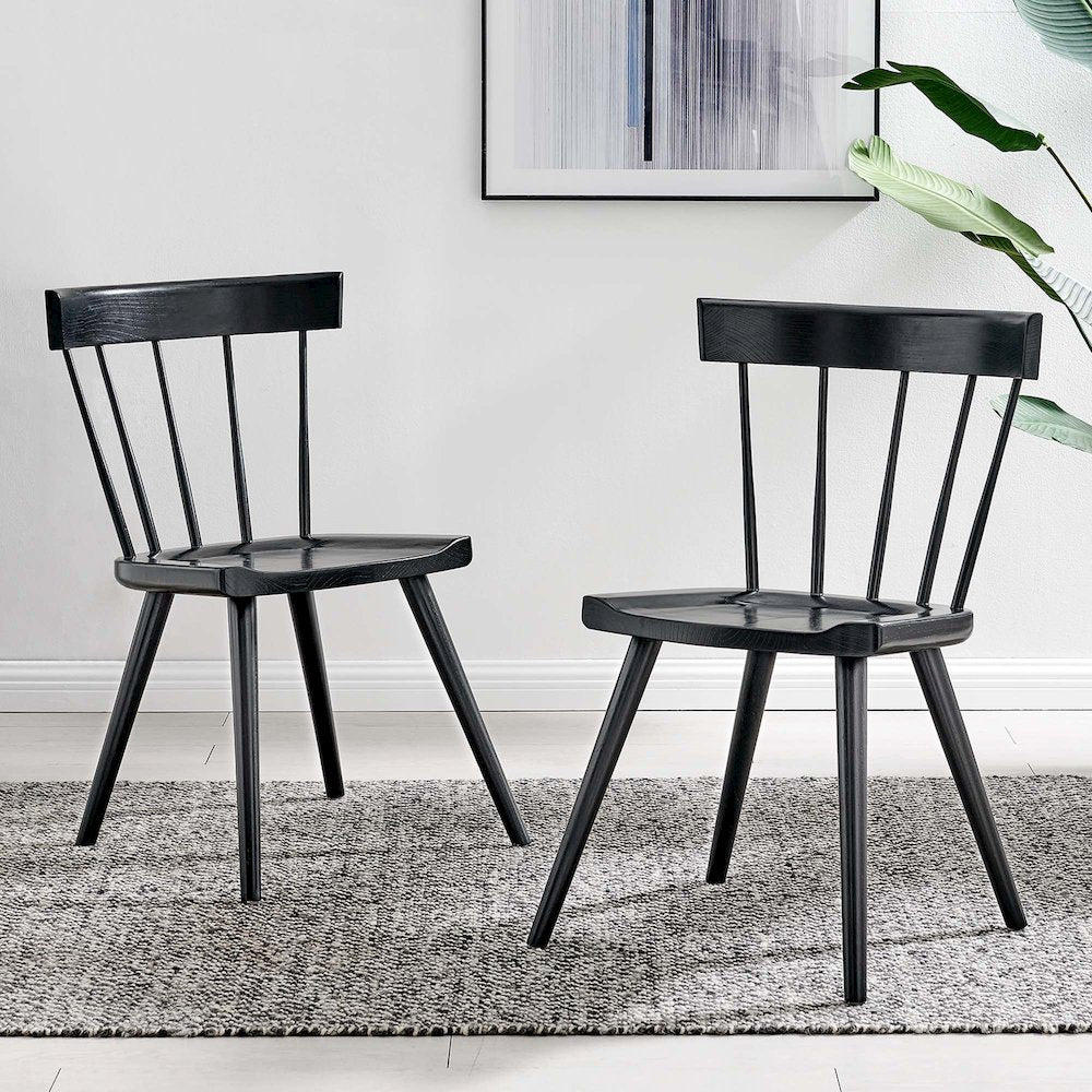 Sutter Wood Dining Side Chair Set of 2